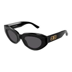 NEW BALENCIAGA SUNGLASSES, WOMEN BLACK CAT EYE BALENCIAGA SUNGLASSES BB0236S 001